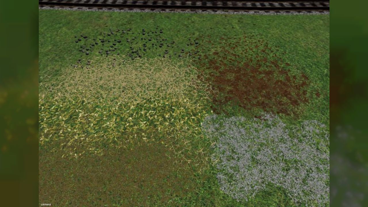 Flache Map mit Steinen