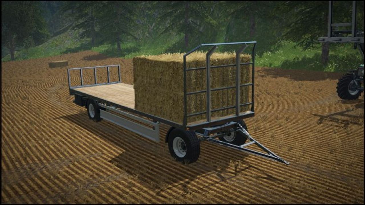 Fliegl self made bale trailer
