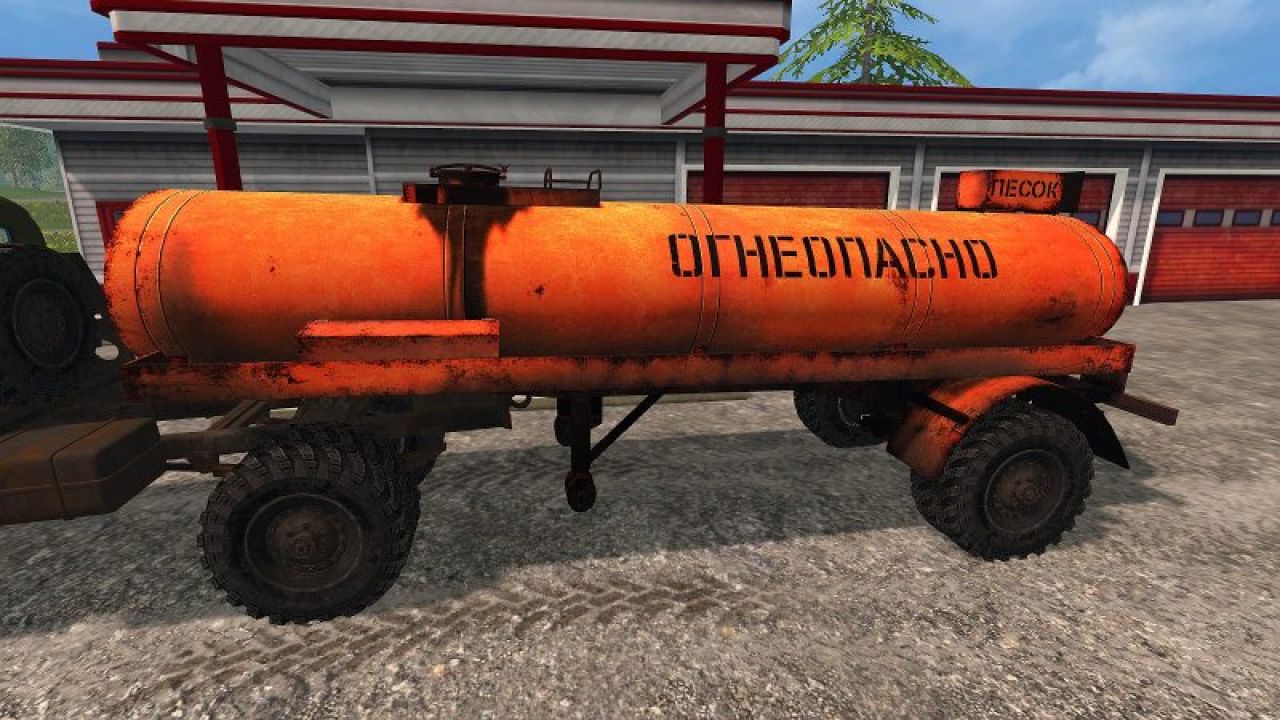 GAZ 63 P + Diesel-Tankauflieger