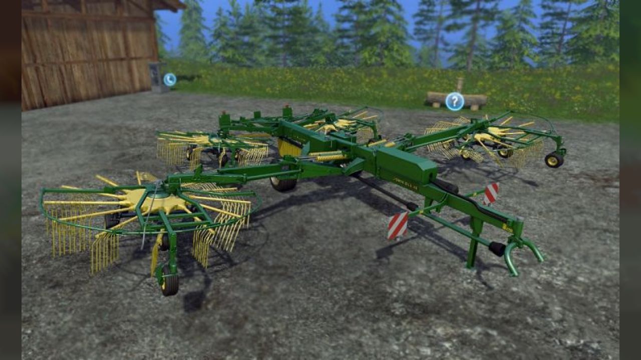 JOHN DEERE 1252 WINDROWER