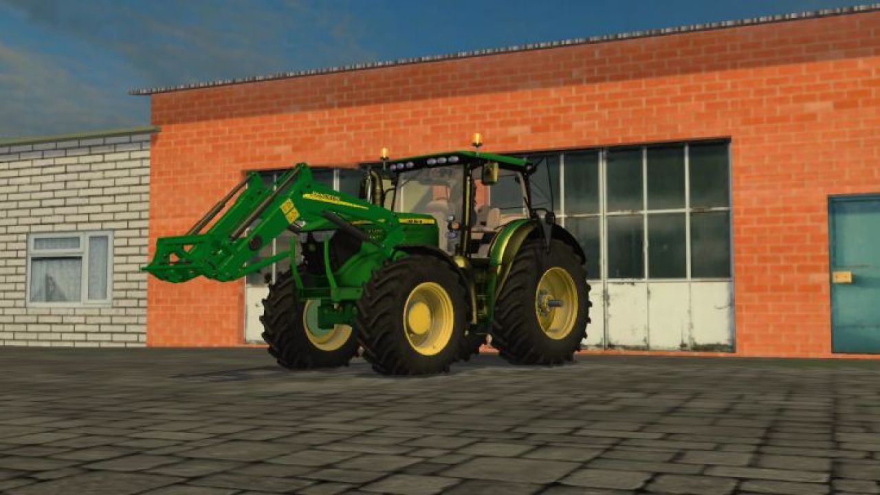 JOHN DEERE 6130R V1.0 WHASHABLE FRONT LOADER