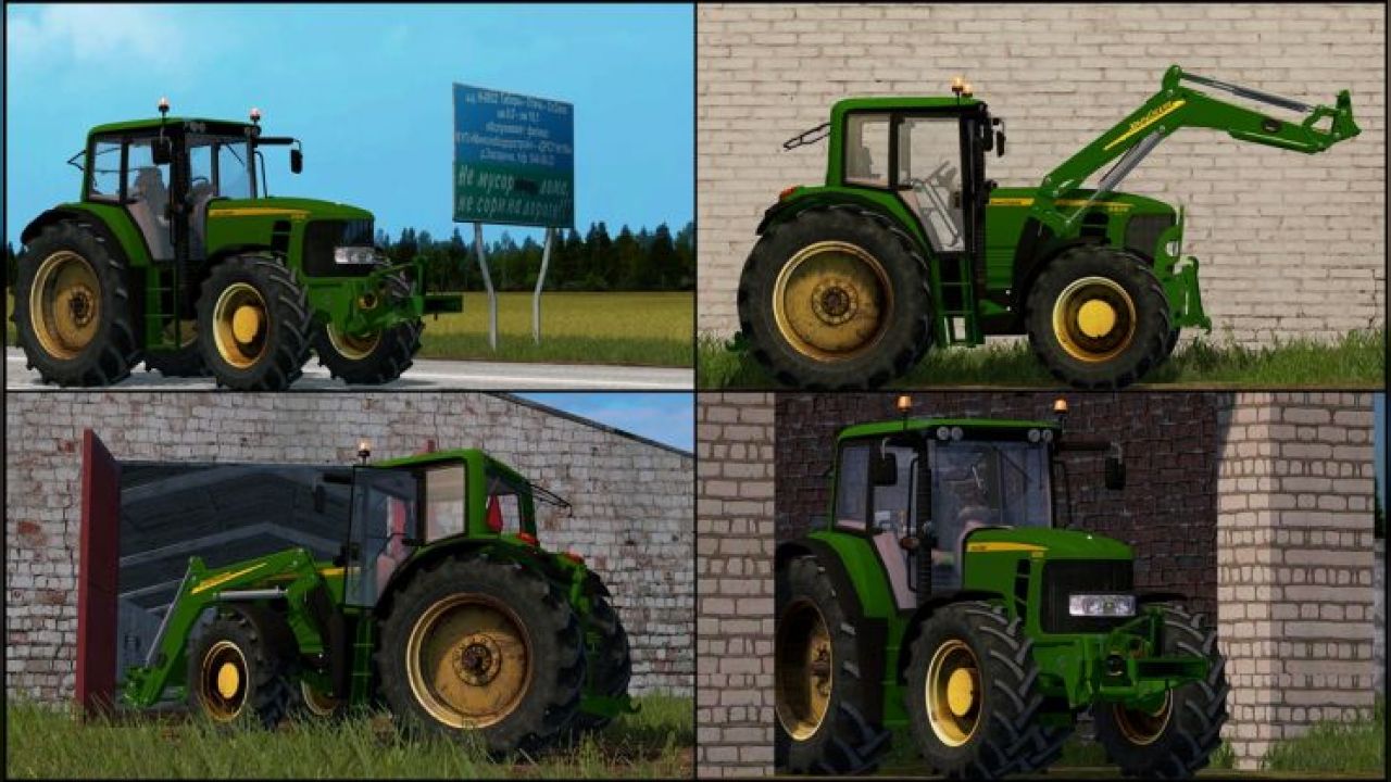 JOHN DEERE 6830 FRONTLOADER
