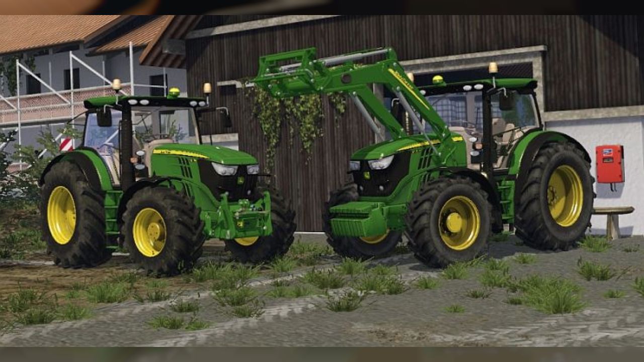 John Deere 6R FL Pack (Ploughing Spec)