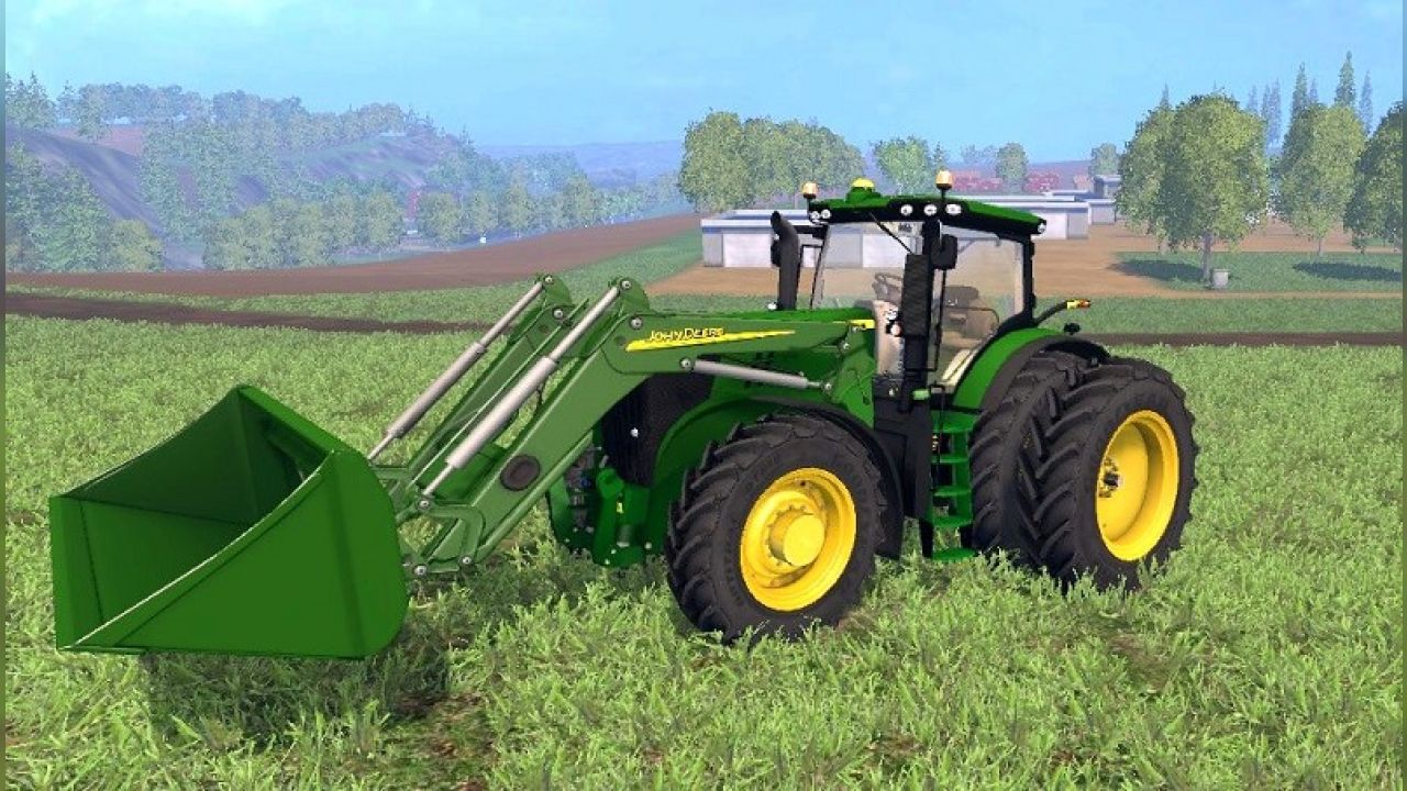 John Deere 7R LOADER WITH DUALS V1