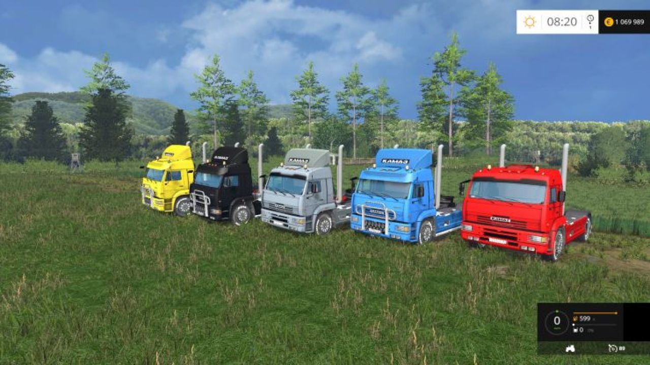 Kamaz 5460 Tuning Multicolor