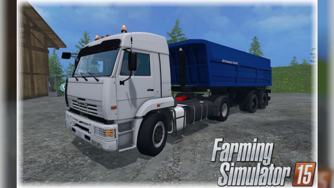 Kamaz and Trailer Set