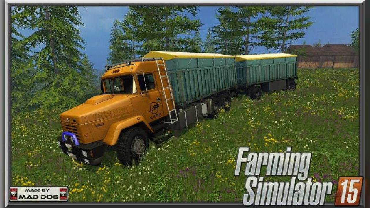 Kraz 64431 and Trailer Set