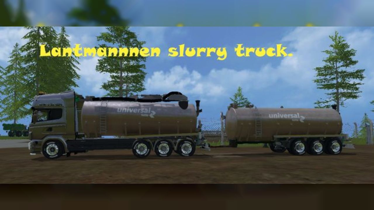 Lantmannnen Slurry Truck Trailer