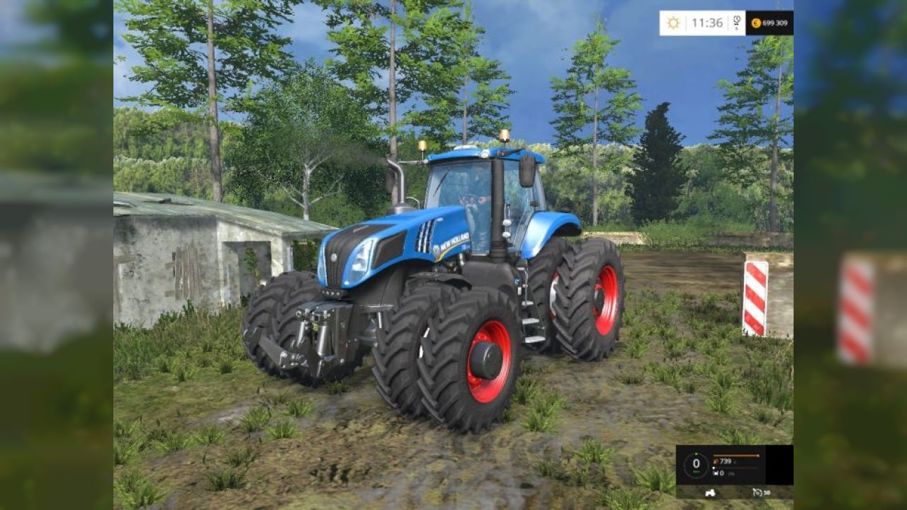 New Holland T8 with Row Crop Duals