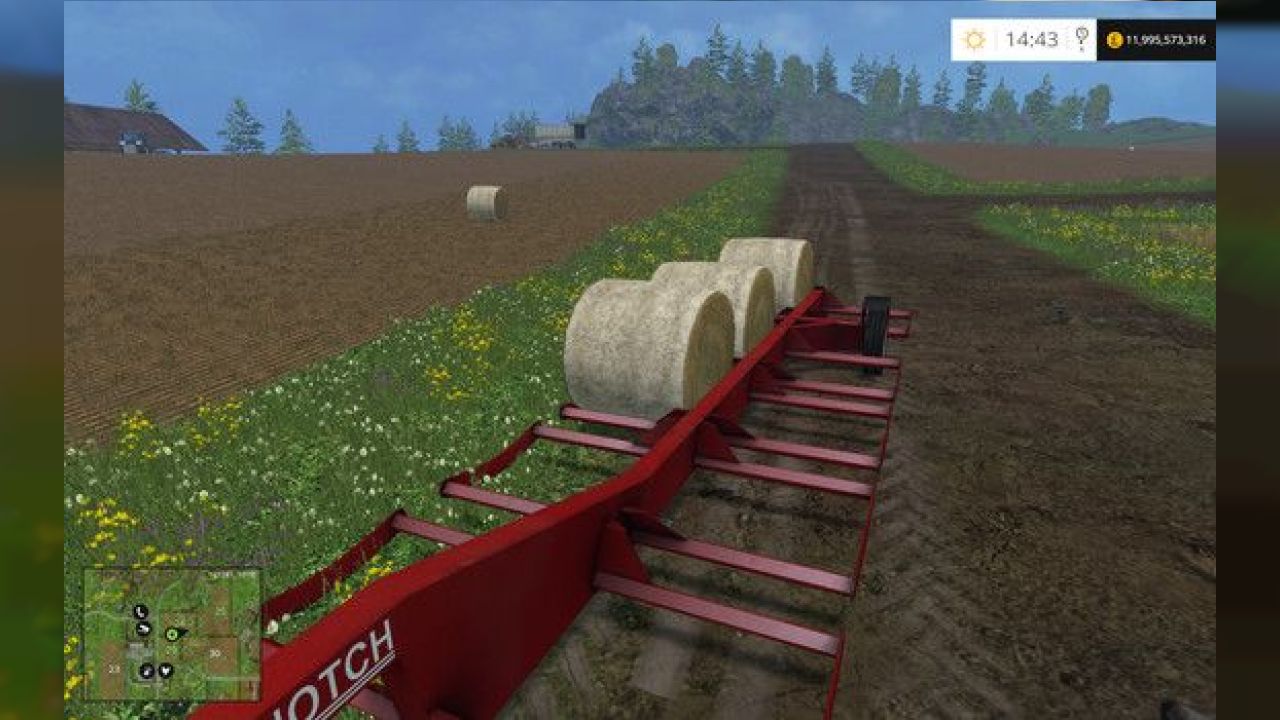 Notch Round Bale Trailer
