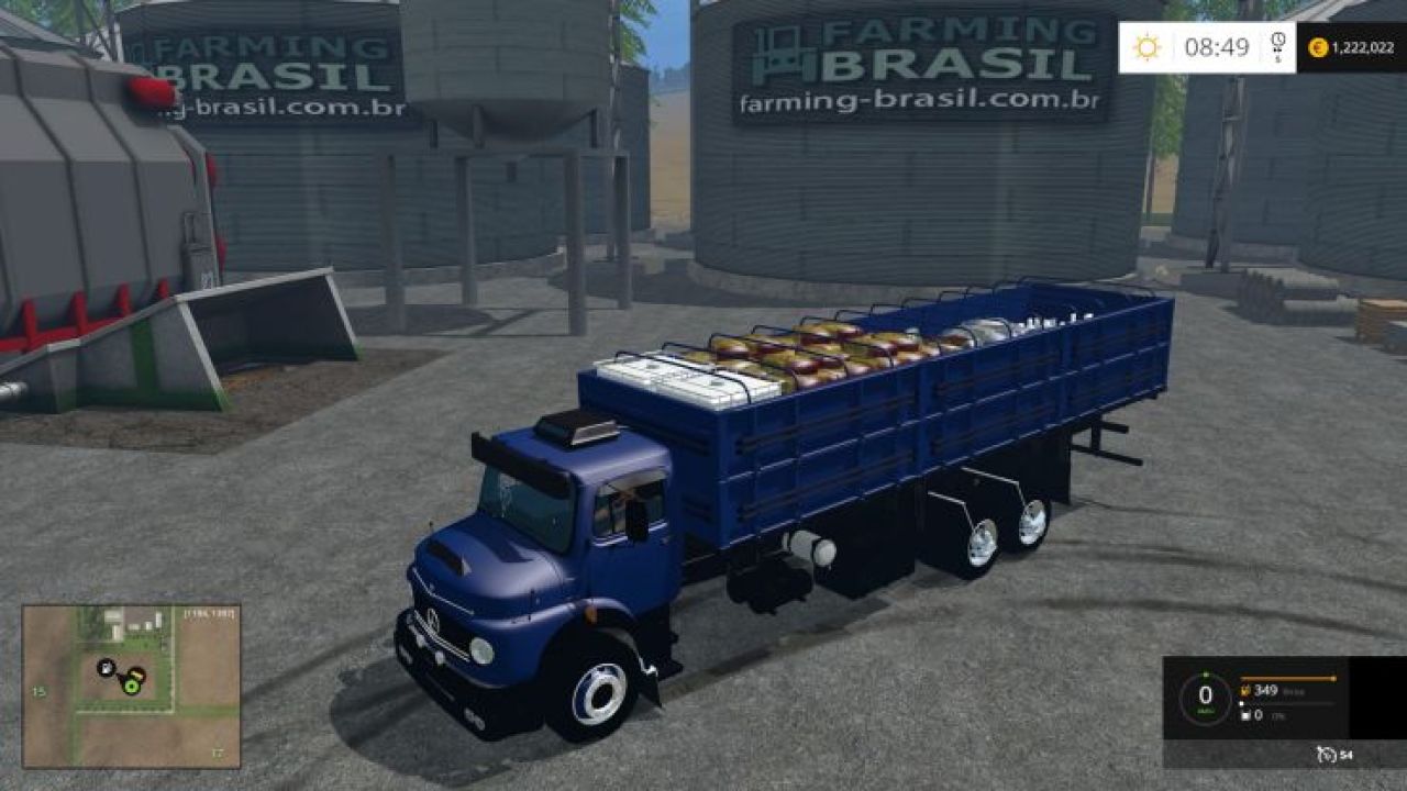 Truck Mercedes Benz 1513 For Planter and Sprayers Supply
