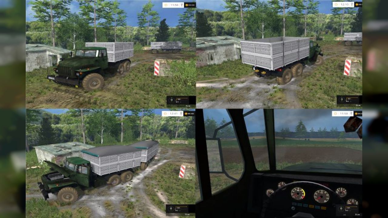 Ural 4320 + trailer v2.0 by irakls