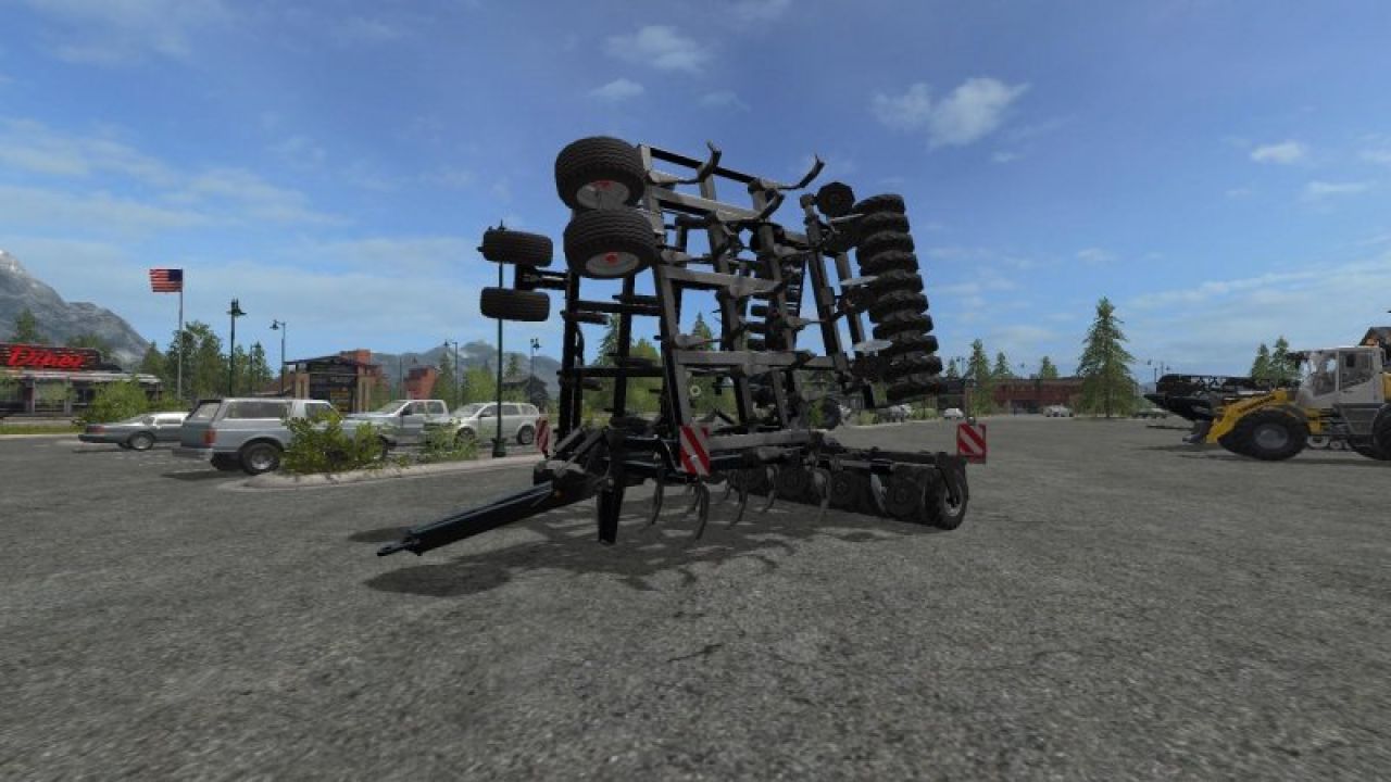 CHALLENGER MT900E & BLACK HORSCH TIGER 10 LT PLOUGH