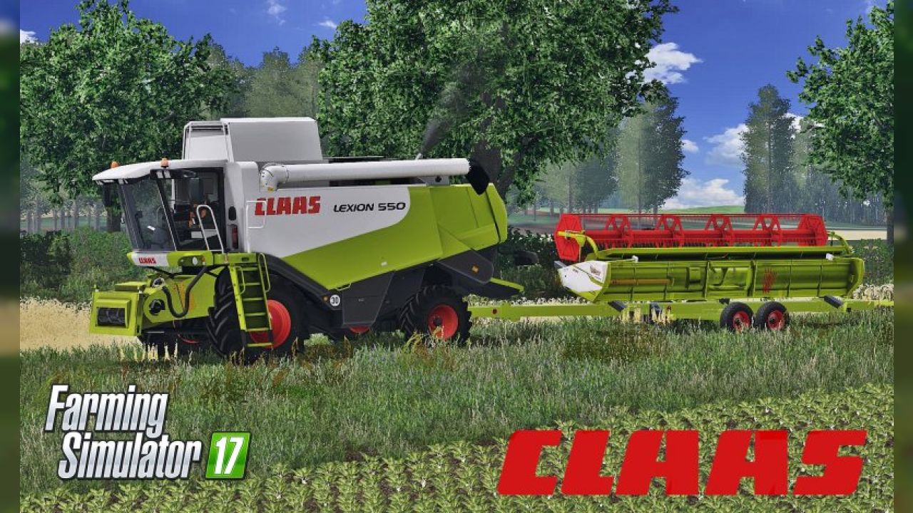 Claas Lexion 550 Full Pack