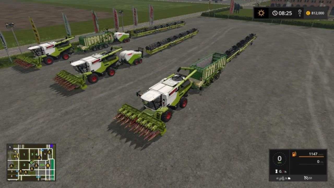 Claas Lexion Ultimate Map Pack