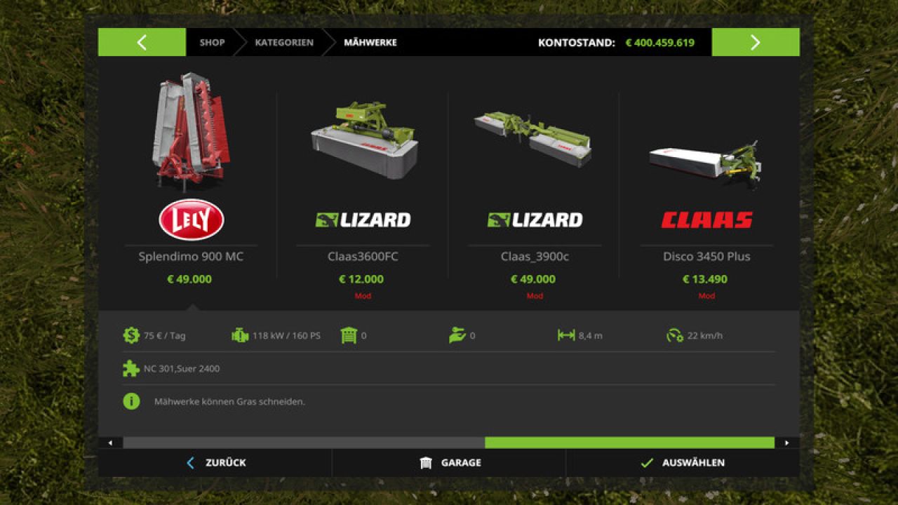 Claas Mowers