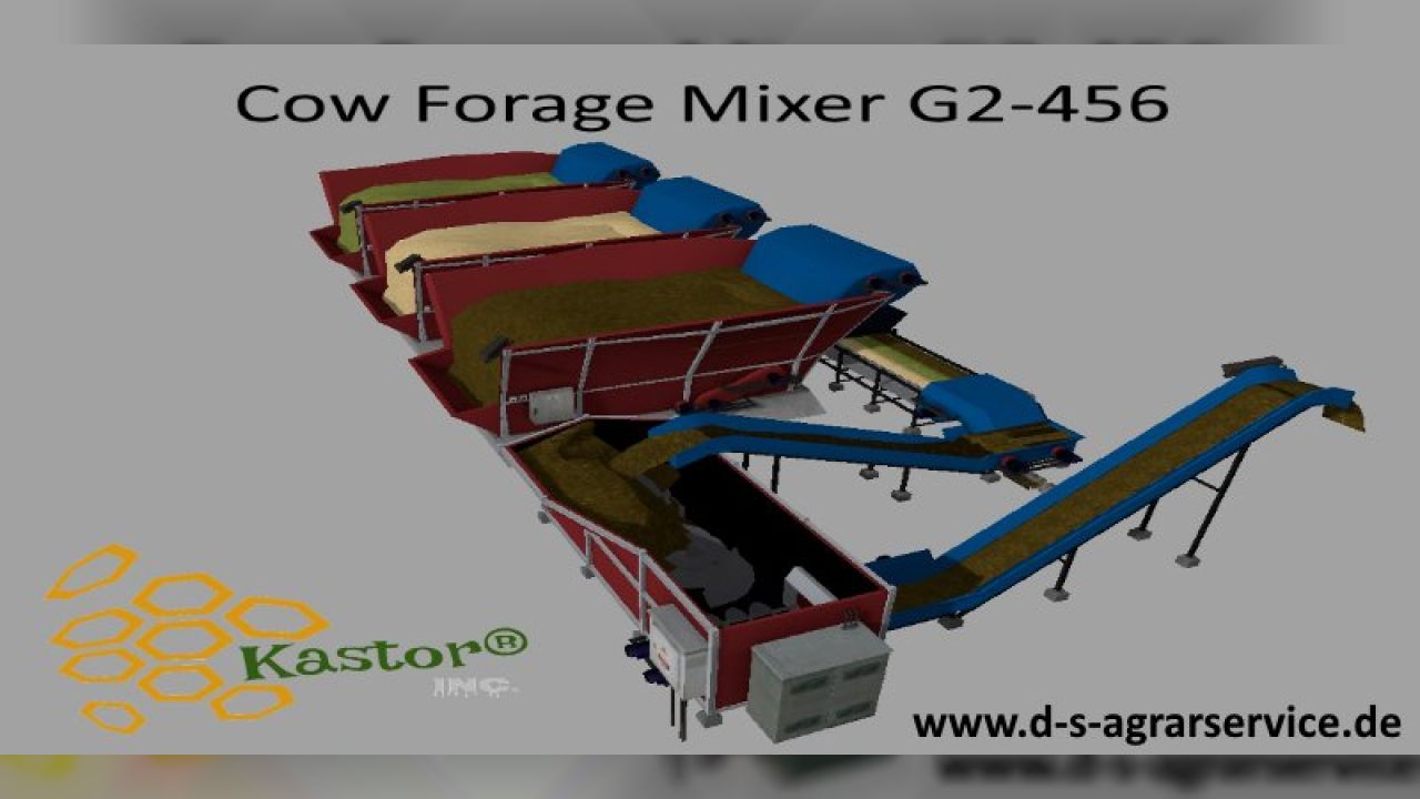 Cow Forage Mixer G2-456 By Kastor Inc.