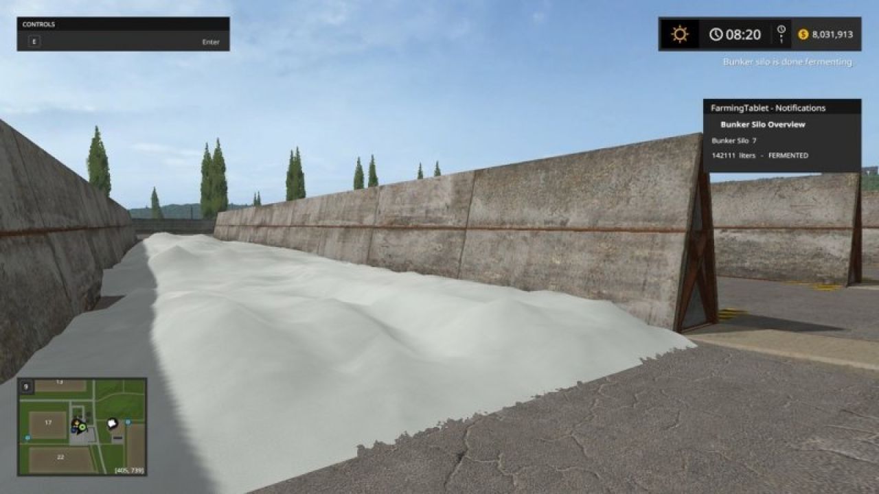 FarmingTablet - App: Bunker Silo Overview
