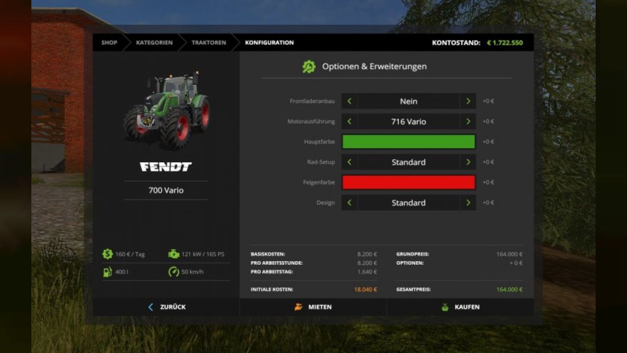 Fendt 700 Vario Spezial V2
