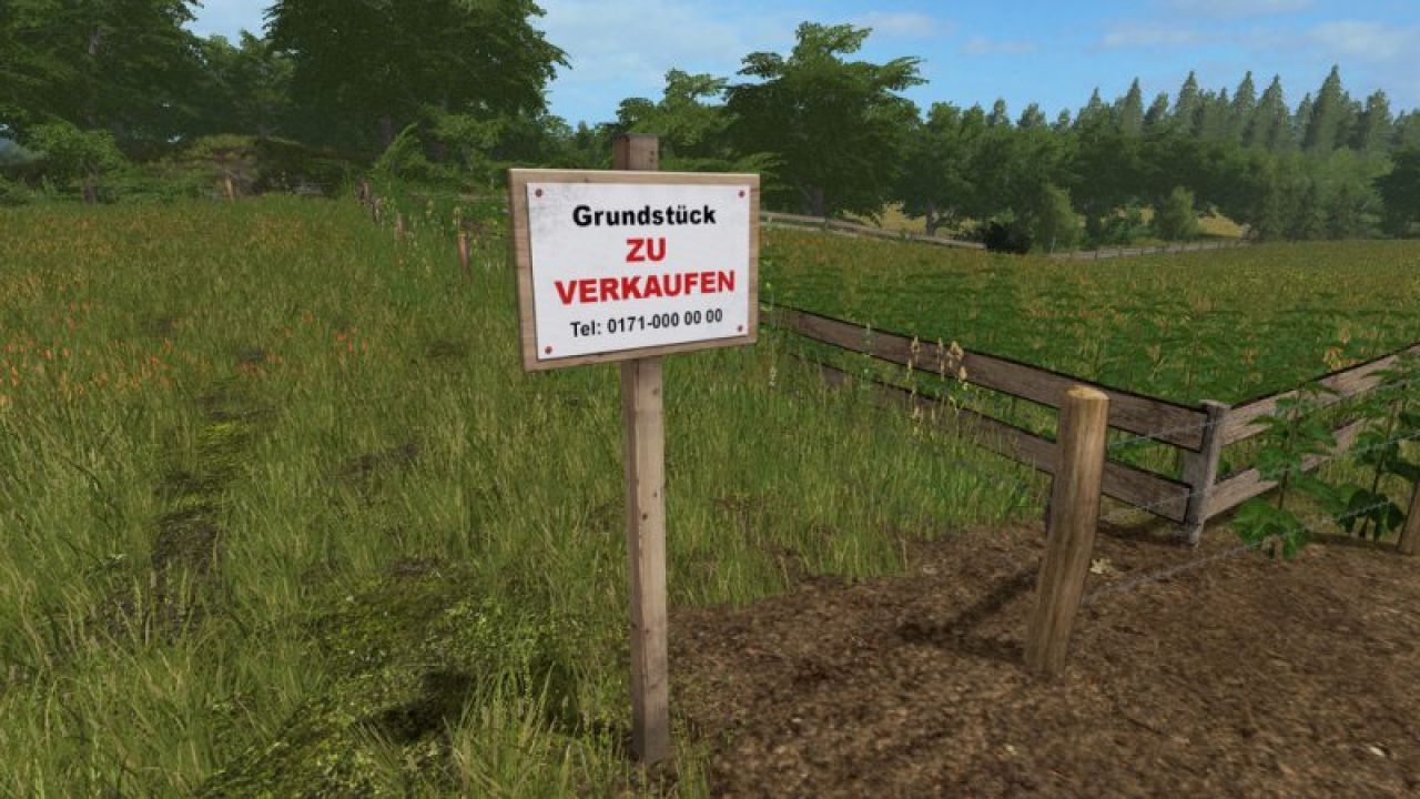 Field buy sign