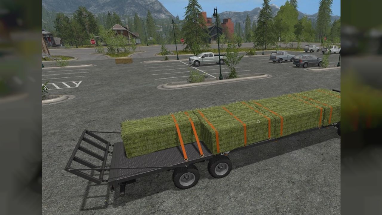 Fliegl DPW 180 with 16 belts and dyeable