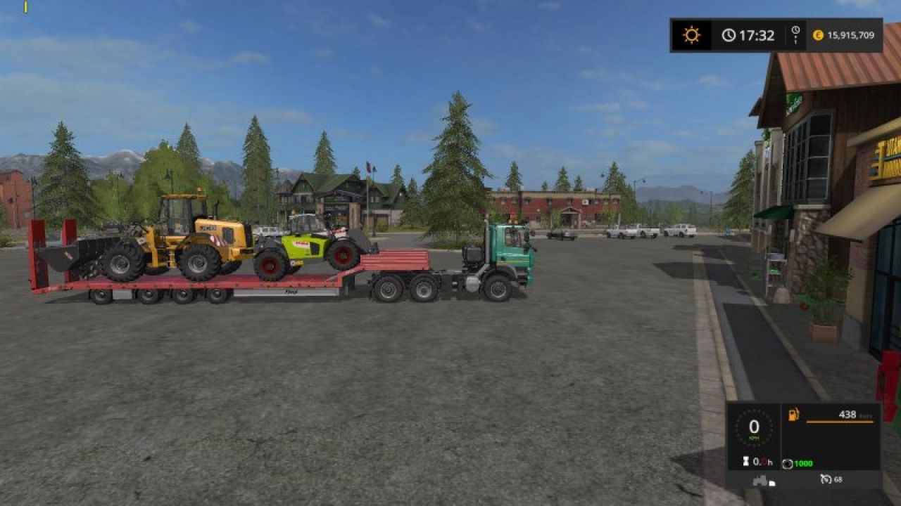 Fliegl low loader Objectattache v1.0