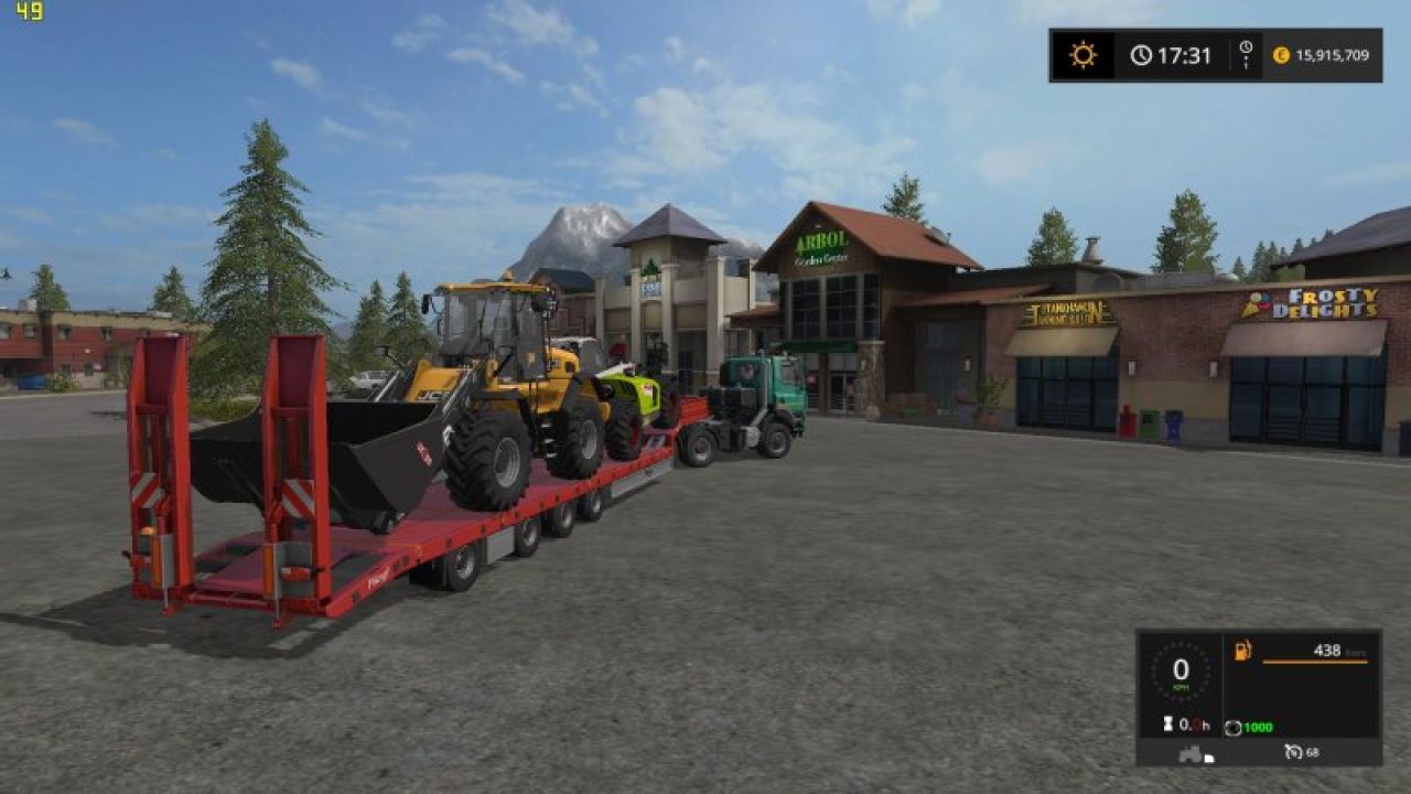 Fliegl low loader Objectattache v1.0