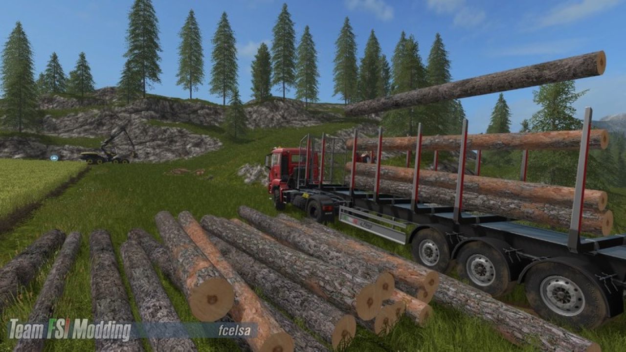 Fliegl Timber Runner with AutoLoadWood script