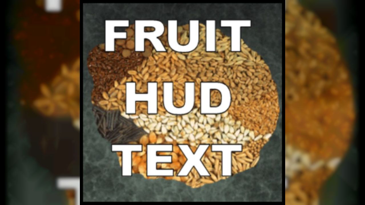 Fruit Hud Text v1.2