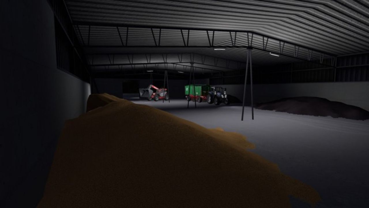 GDR Grain Store with lighting