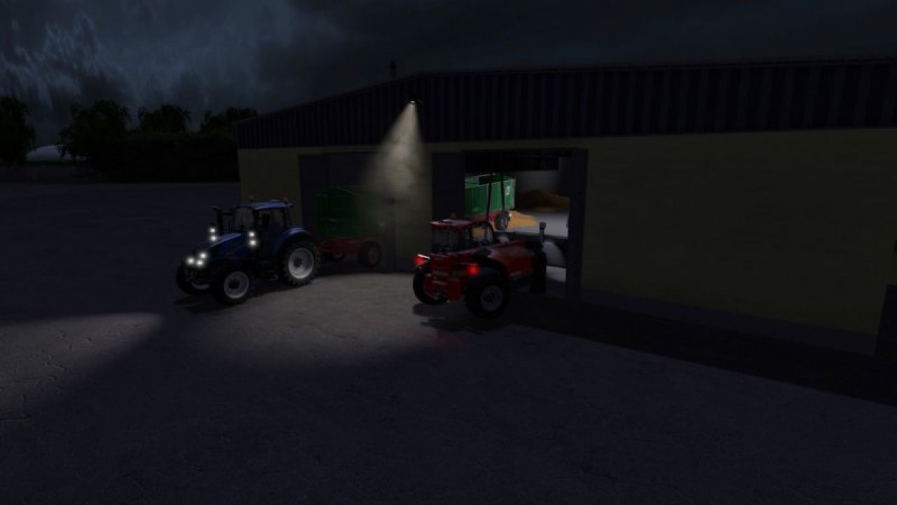 GDR Grain Store with lighting