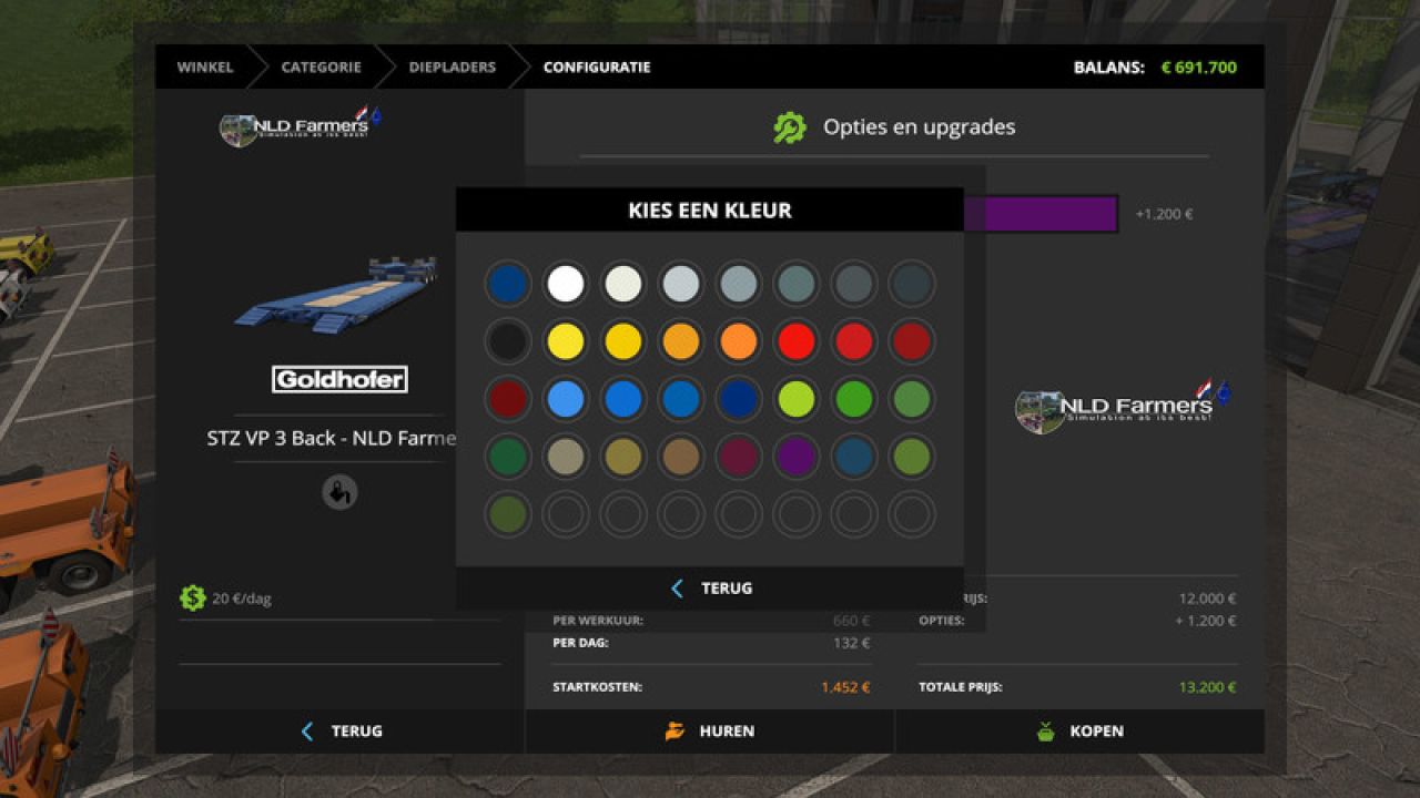 Goldhofer Buyable Color