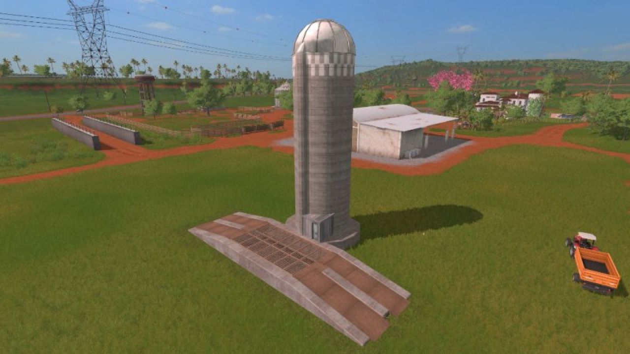 Grains Storage Silo Placeable