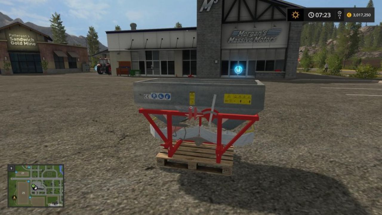 Grass-Rol spreader