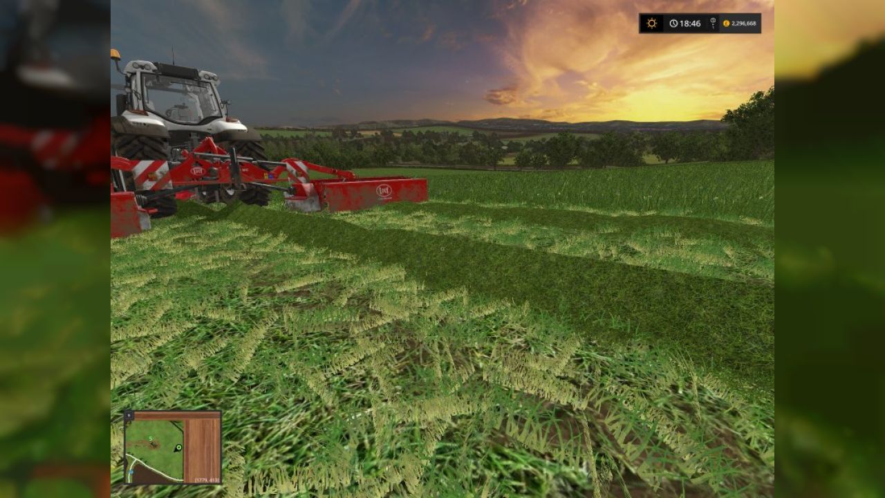 Grass with cutgrass texture