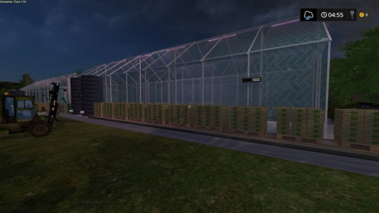 Greenhouses placeable Tomatos and Cocumber