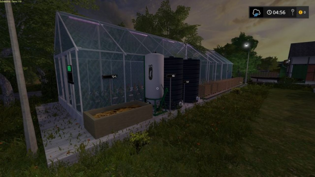 Greenhouses placeable Tomatos and Cocumber