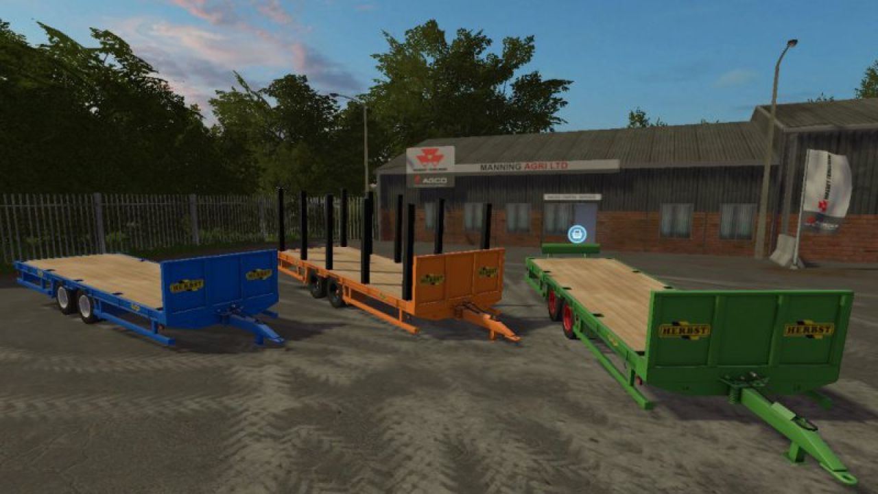 Herbst 24FT Flat Bed Trailer