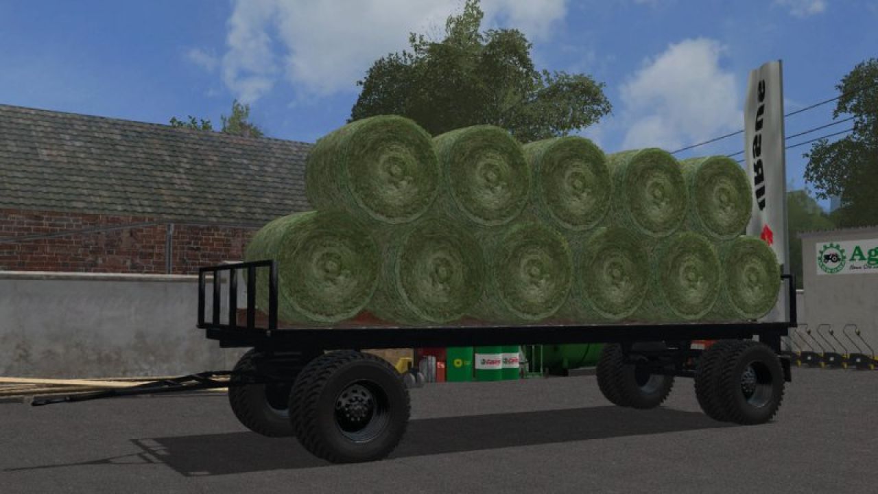 Homemade Bale Trailer