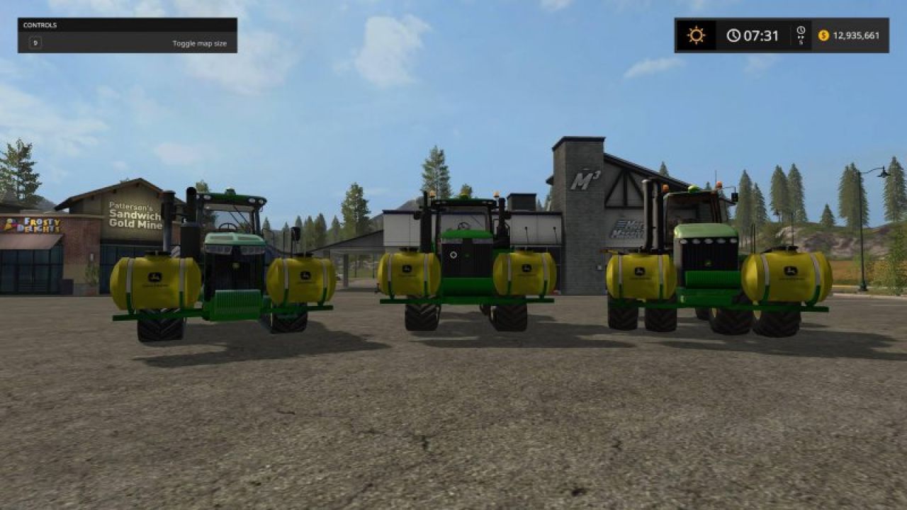 JD saddle tanks
