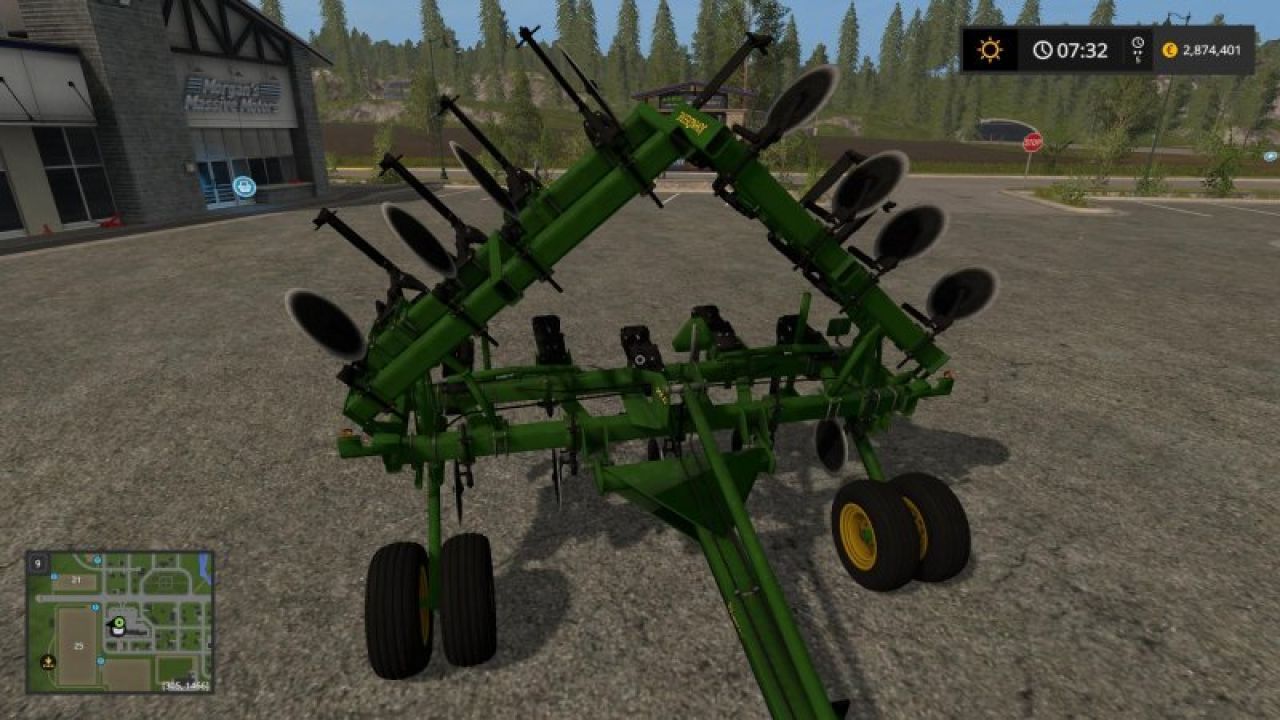 John Deere 2100 Plow 8 ft wings
