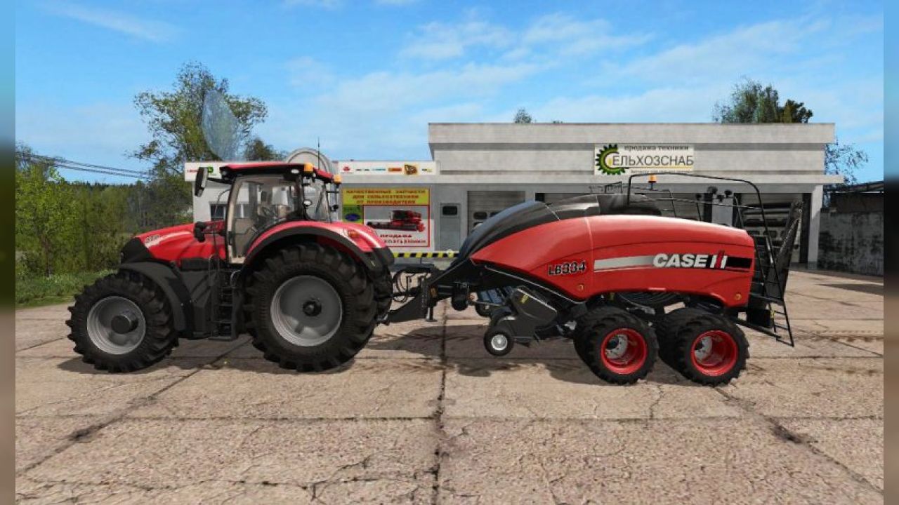 John Deere and Case IH square baler