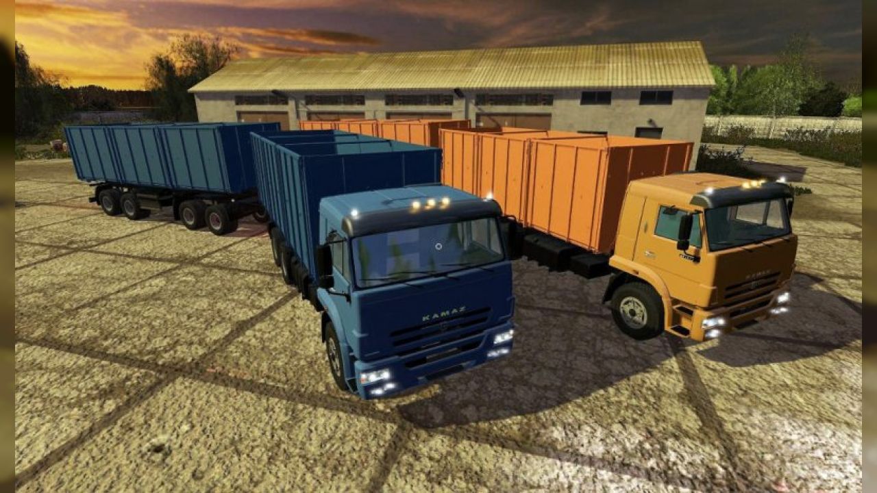KamAZ-65117 and SZAP 83053-4