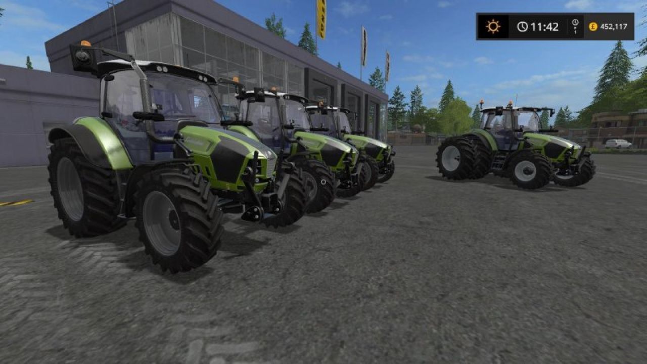 KUHN SMALL CULTIPLOUGH + TWO TRACTORS