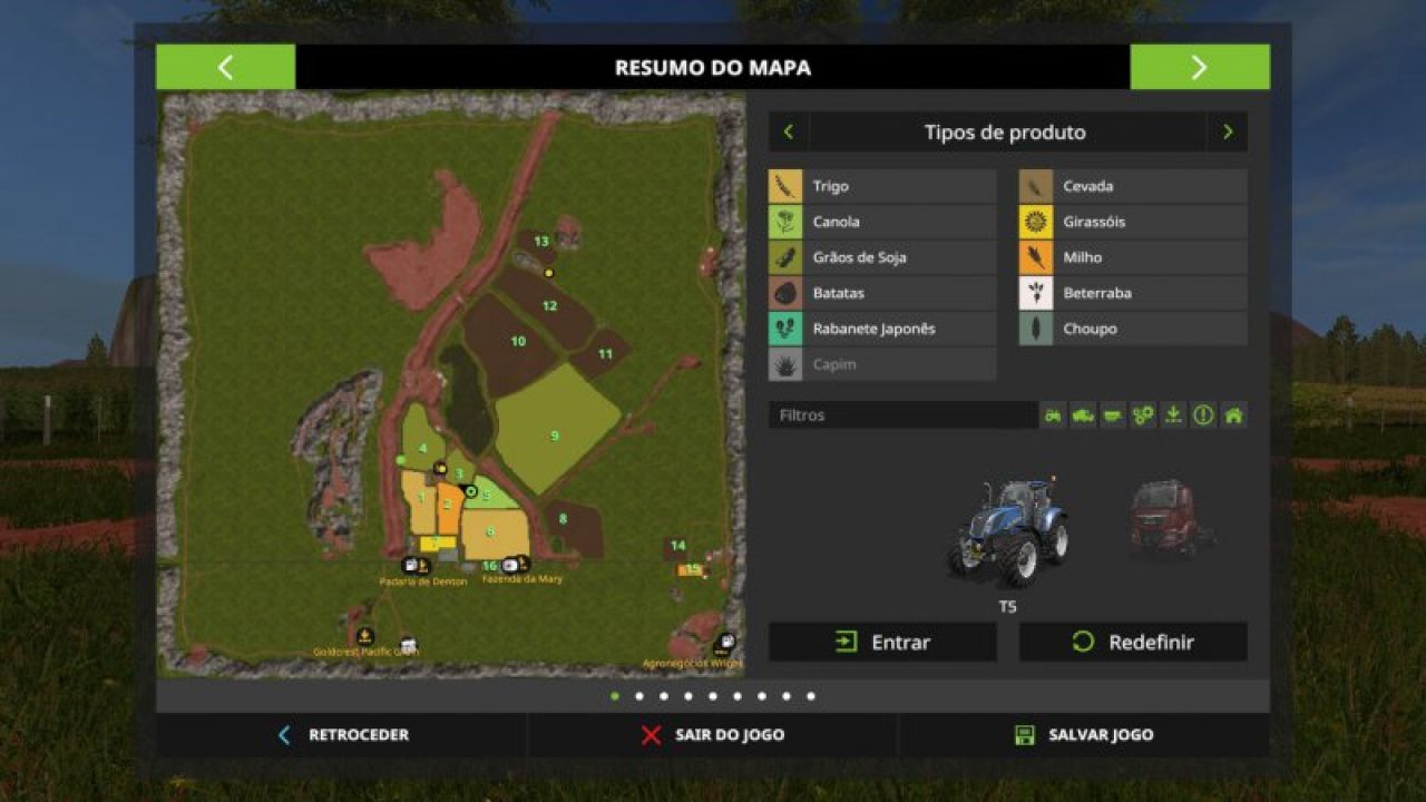 Map Fazenda Makinata
