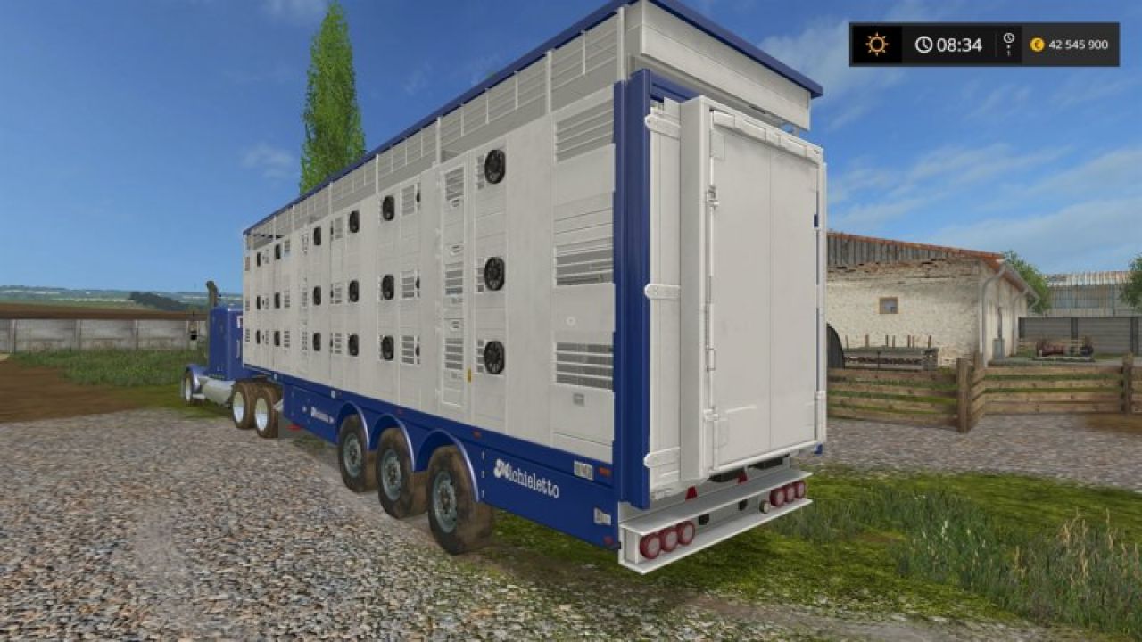Michieletto AM19 Livestock Trailer V1