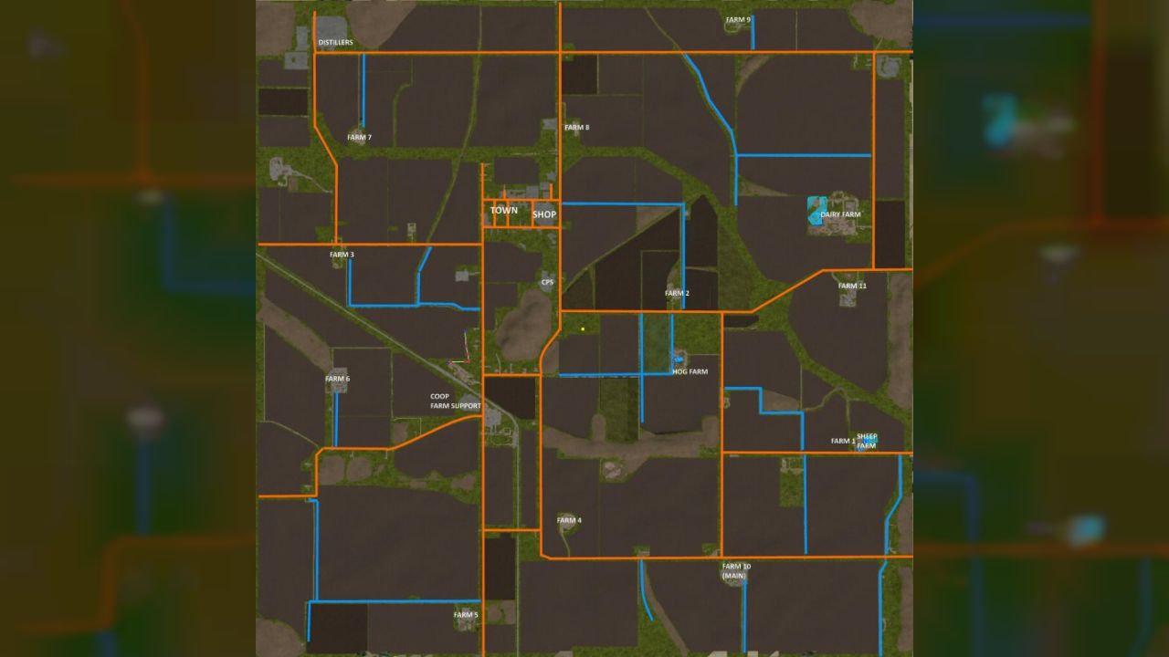 Mills County Map FS17 v2.0.1