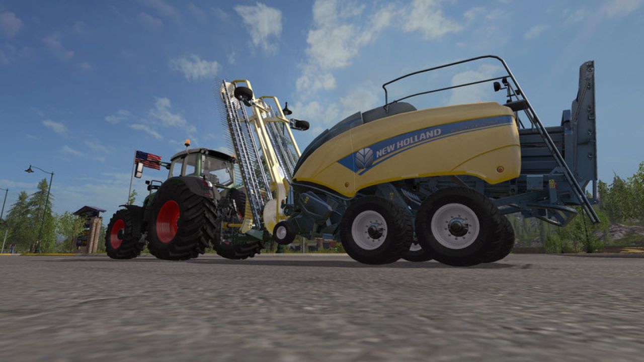 New Holland BB1290 + Nadal R90
