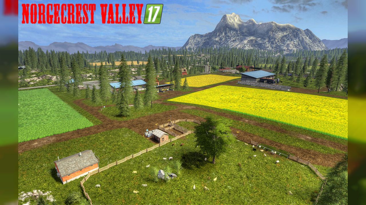 NorgeCrest Valley 17 v1.0 CoppedStraw & animierte Tiertränken