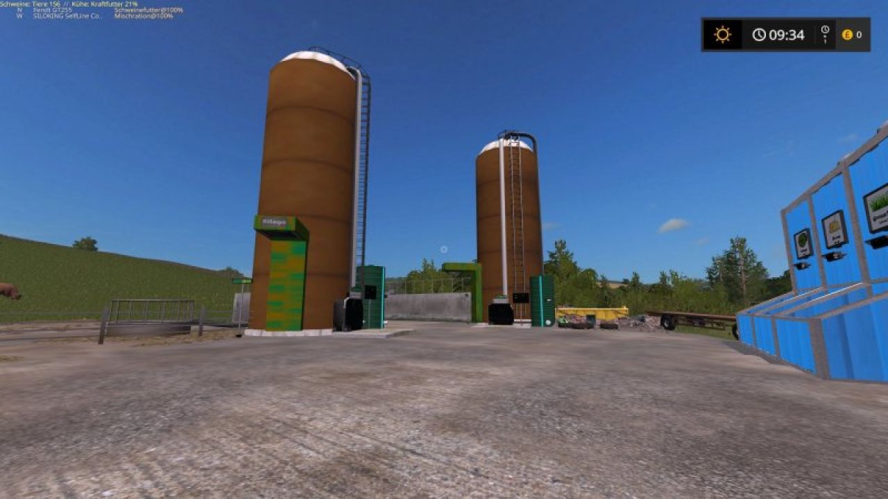 Plazierbares Silage Hochsilo